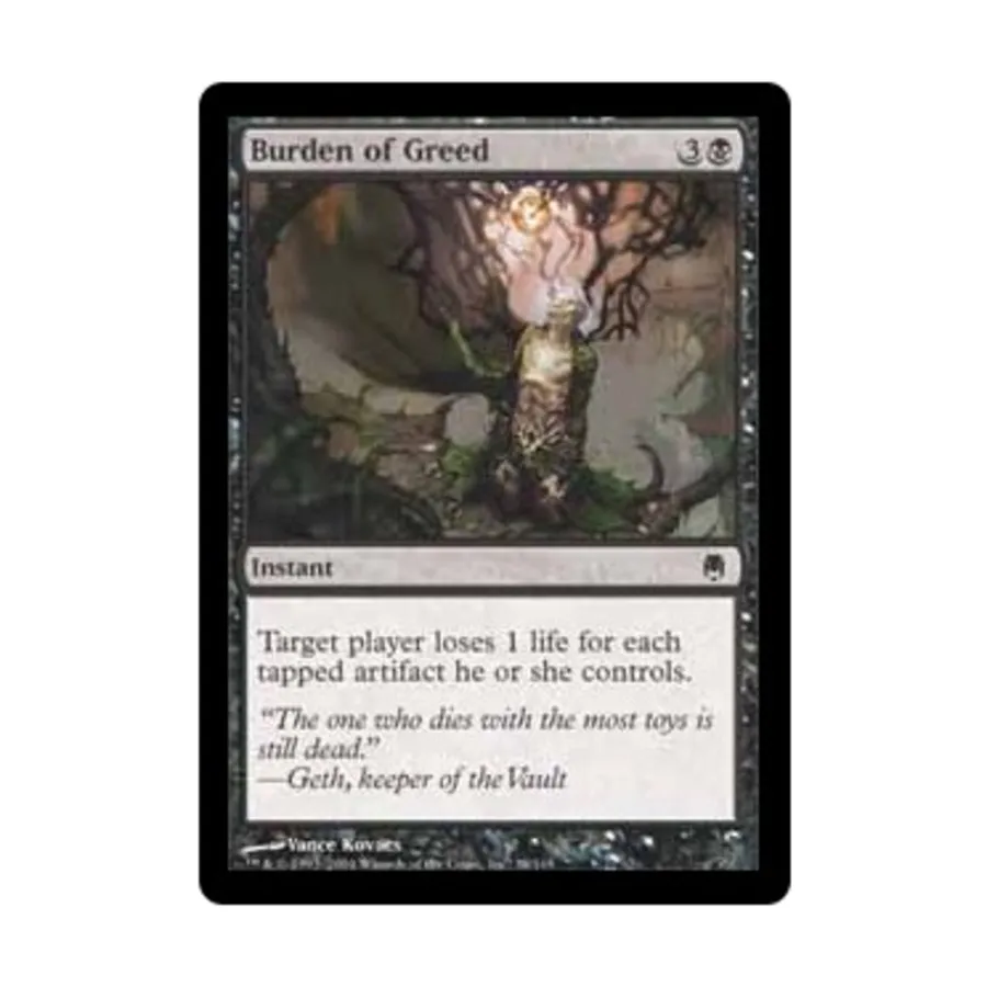 CCG Бремя жадности (клавиша C), MTG - Darksteel
CCG Бремя жадности (клавиша C), MTG - Darksteel