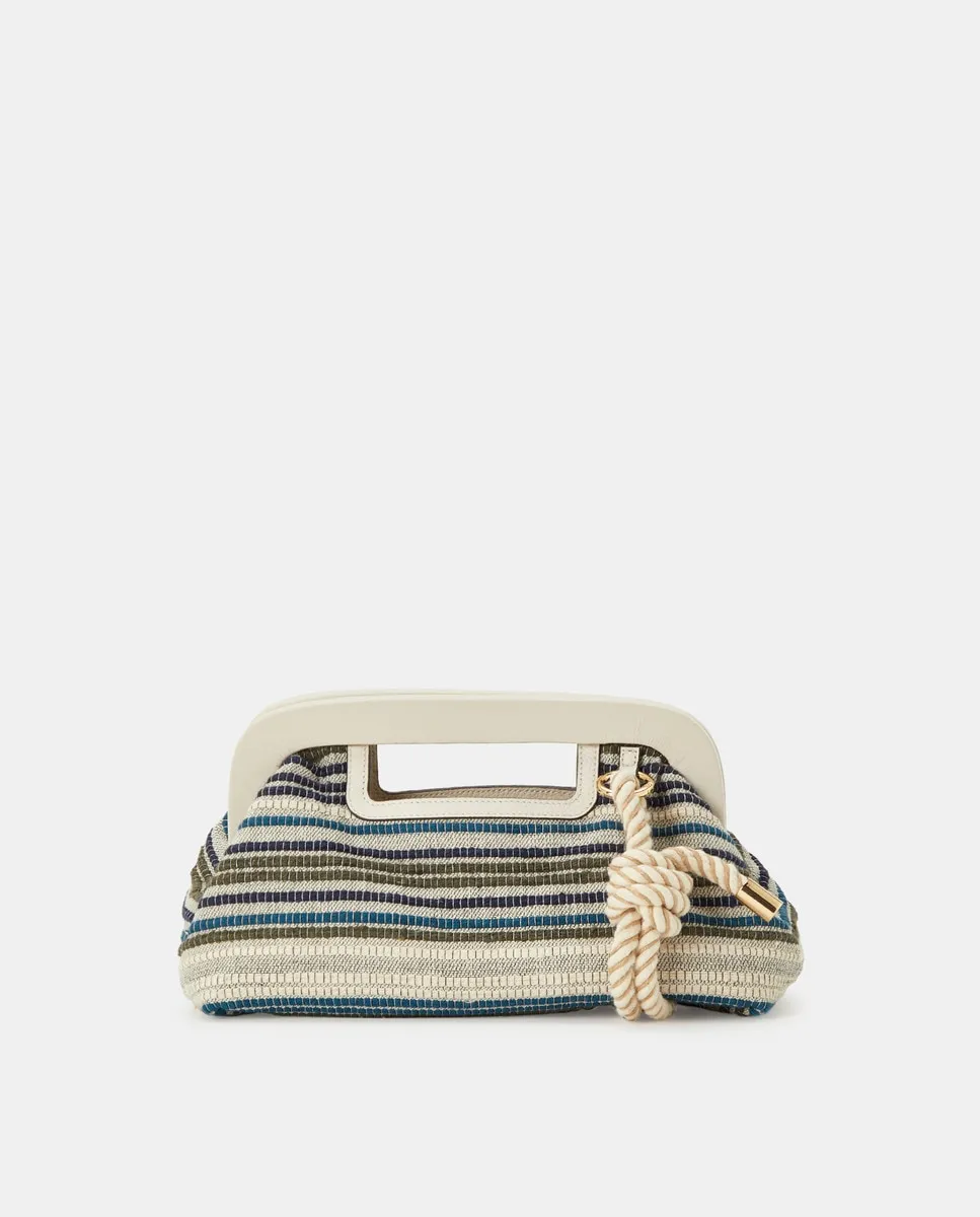 Полосатая сумка через плечо с ручкой-шнурком Latouche, синий
Полосатая сумка через плечо с ручкой-шнурком Latouche, синий