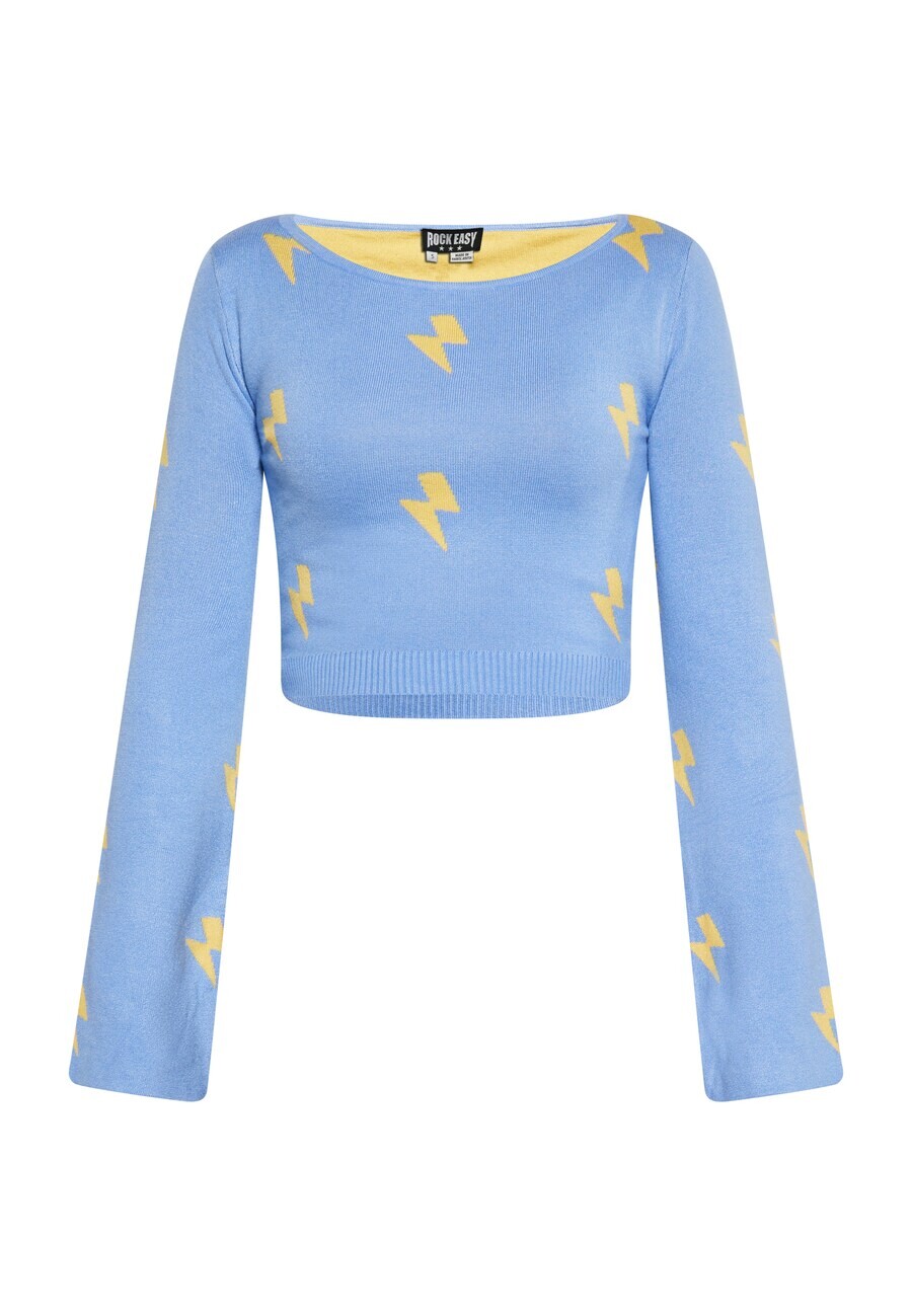 Тонкий вязаный свитер ROCKEASY Sweater, синий
Тонкий вязаный свитер ROCKEASY Sweater, синий