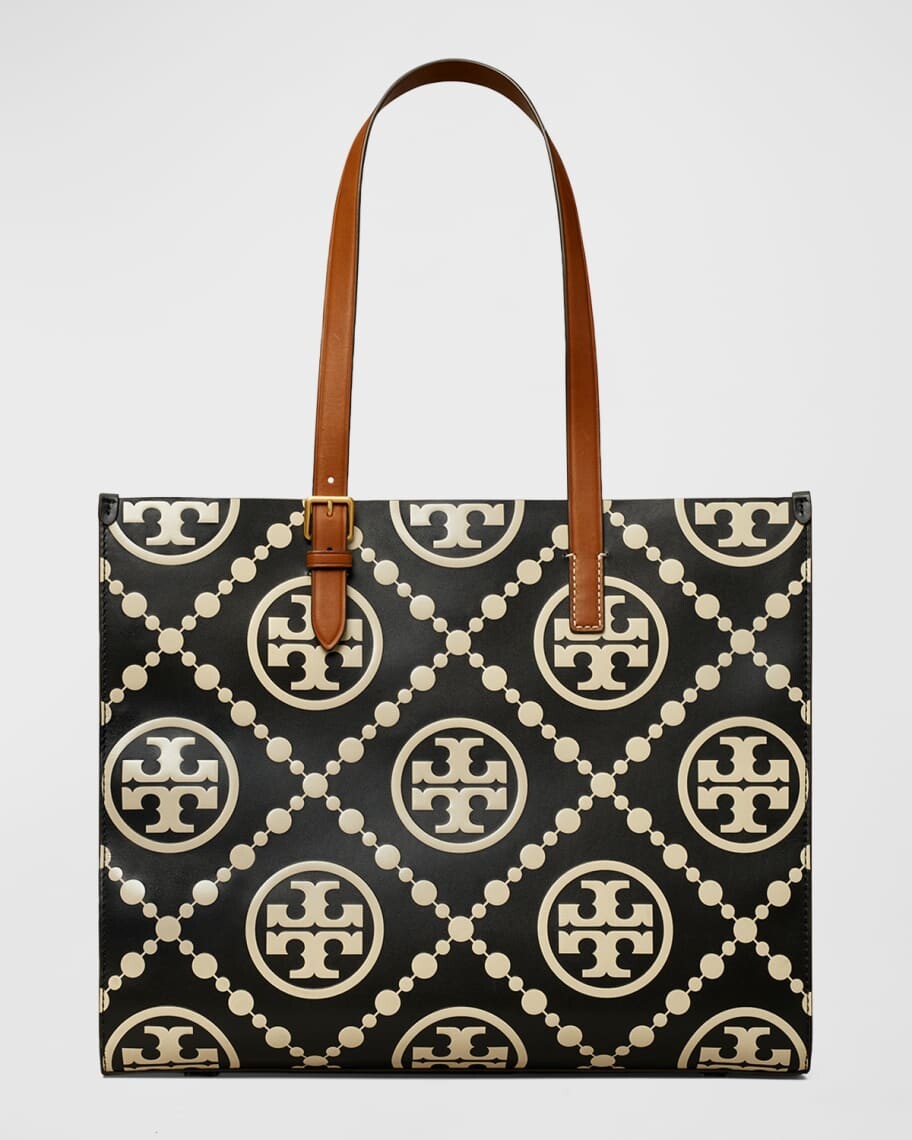 Сумка-тоут с тиснением T и монограммой Tory Burch 
Сумка-тоут с тиснением T и монограммой Tory Burch