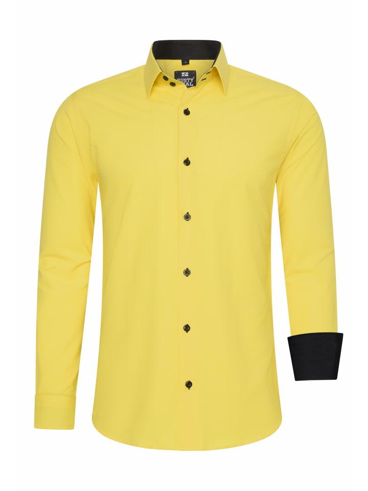 Рубашка делового покроя, облегающая, из высококачественного хлопка-стрейч, желтого цвета Rusty Neal
Рубашка делового покроя, облегающая, из высококачественного хлопка-стрейч, желтого цвета Rusty Neal