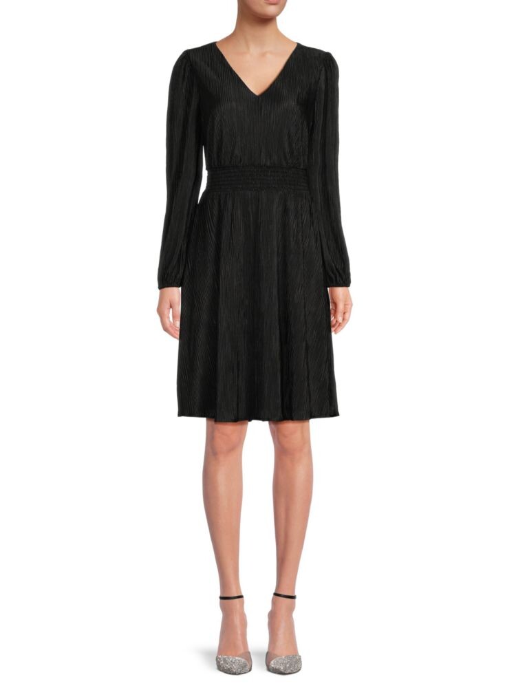 Мятое платье-блузон Kensie, черный
Мятое платье-блузон Kensie, черный