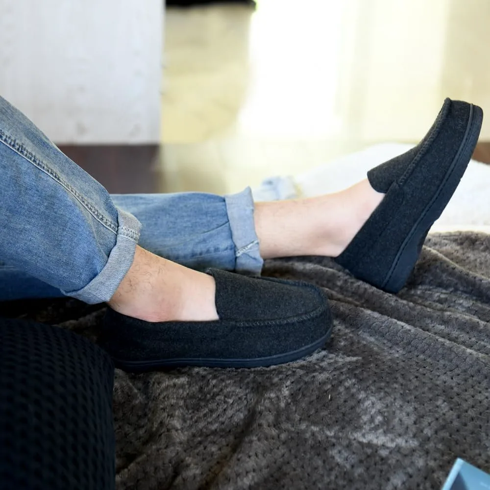 Мужские мокасины DL с пеной памяти, дышащие мокасины, домашние тапочки из микровойлока, противоскользящая подошва, для дома и улицы, темно-серый
Мужские мокасины DL с пеной памяти, дышащие мокасины, домашние тапочки из микровойлока, противоскользящая подошва, для дома и улицы, темно-серый