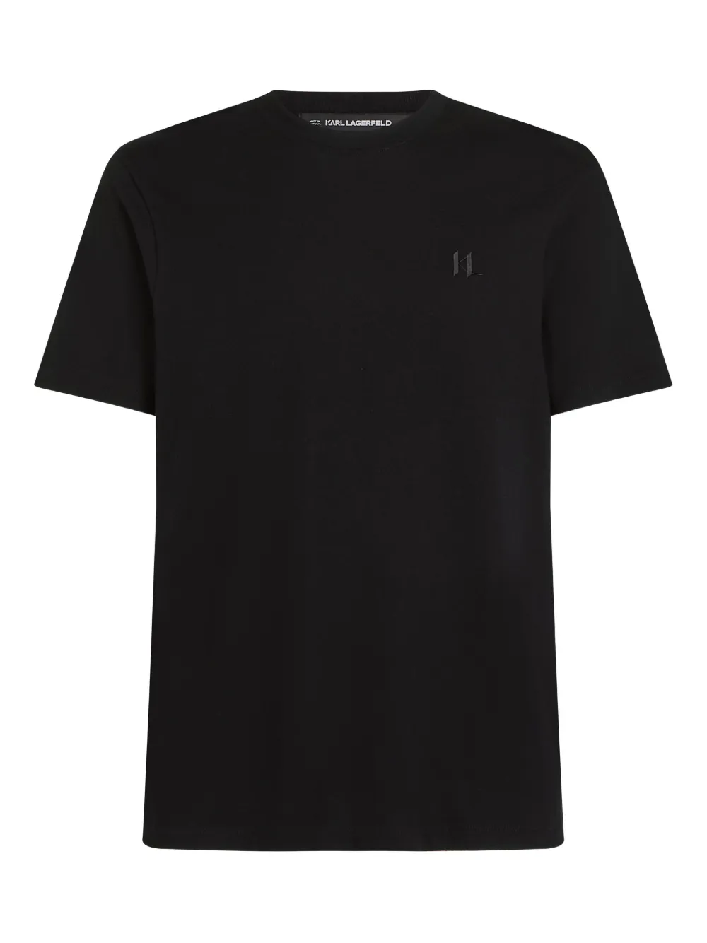Футболка с вышитым логотипом KARL LAGERFELD, черный 
Футболка с вышитым логотипом KARL LAGERFELD, черный