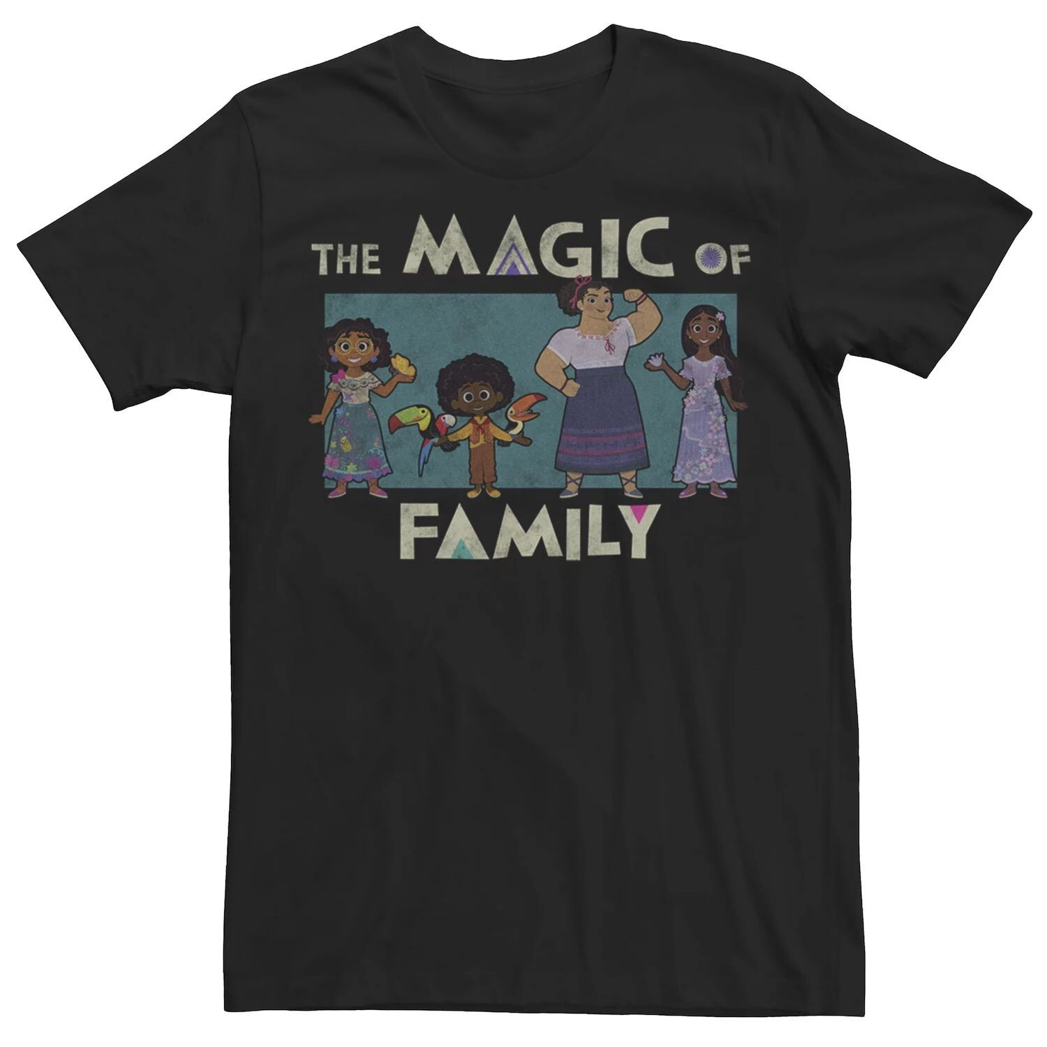 Мужская футболка Disney Encanto The Maic Of Family с групповым портретом Licensed Character
Мужская футболка Disney Encanto The Maic Of Family с групповым портретом Licensed Character