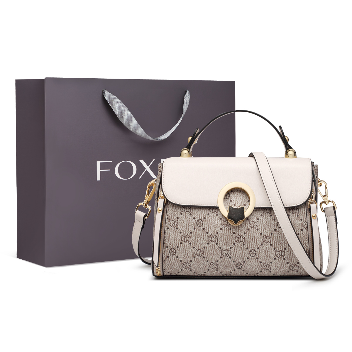 Микрофиберовая сумка через плечо, повседневная женская FOXER, кофейная
Микрофиберовая сумка через плечо, повседневная женская FOXER, кофейная