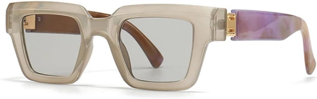 Солнцезащитные очки для мужчин и женщин - защита UV400 - прозрачные градиентные очки в стиле панк для занятий спортом на открытом воздухе и вождения DSVIGF, Champagne Light Grey
Солнцезащитные очки для мужчин и женщин - защита UV400 - прозрачные градиентные очки в стиле панк для занятий спортом на открытом воздухе и вождения DSVIGF, Champagne Light Grey