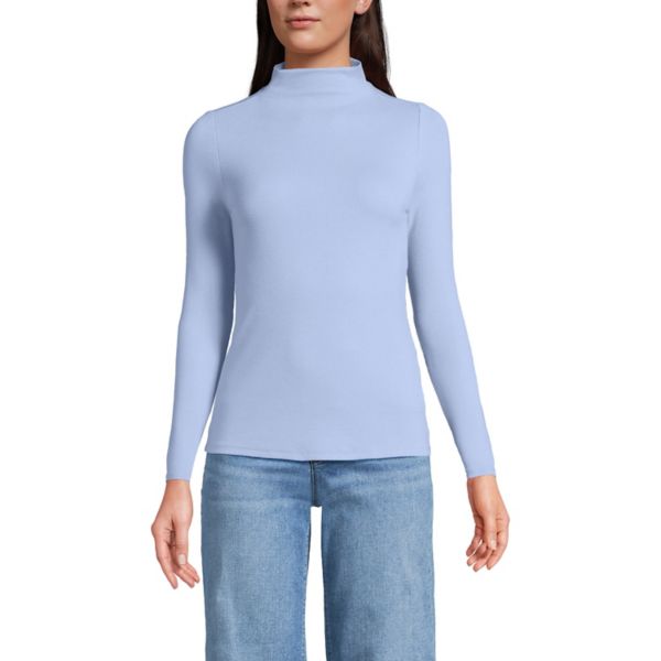 Женский топ с длинными рукавами и воротником-стойкой в рубчик Lands' End, цвет light cornflower
Женский топ с длинными рукавами и воротником-стойкой в рубчик Lands' End, цвет light cornflower