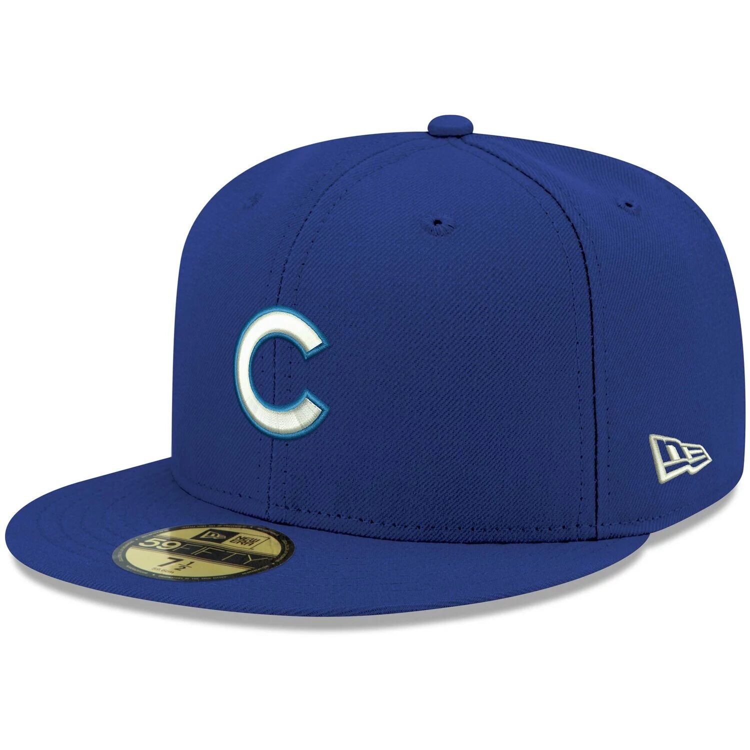 Мужская приталенная шляпа New Era Royal Chicago Cubs белая с логотипом 59FIFTY
Мужская приталенная шляпа New Era Royal Chicago Cubs белая с логотипом 59FIFTY