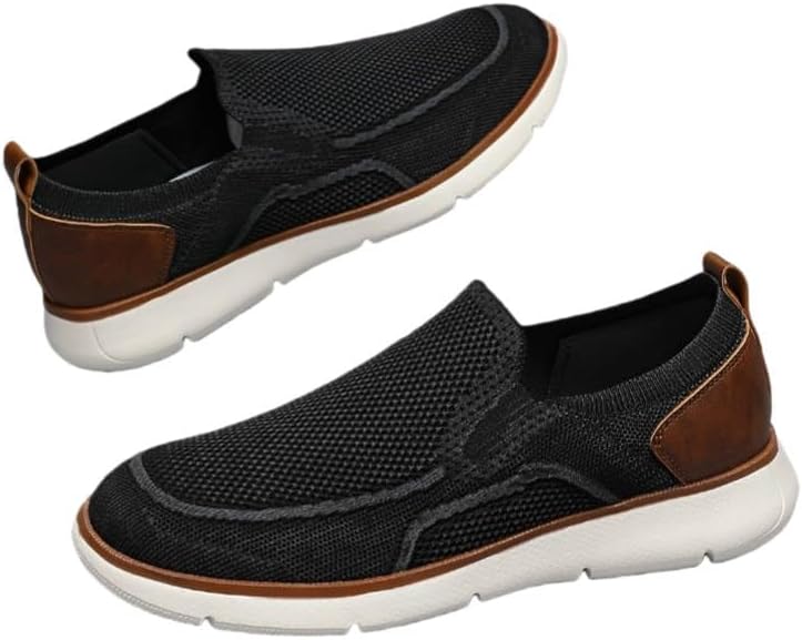 Мужские дышащие сетчатые кроссовки без шнурков - легкие беговые кроссовки с подошвой MD для походов, активного отдыха и повседневной носки - комфорт во все сезоны Minlaidian, черный
Мужские дышащие сетчатые кроссовки без шнурков - легкие беговые кроссовки с подошвой MD для походов, активного отдыха и повседневной носки - комфорт во все сезоны Minlaidian, черный