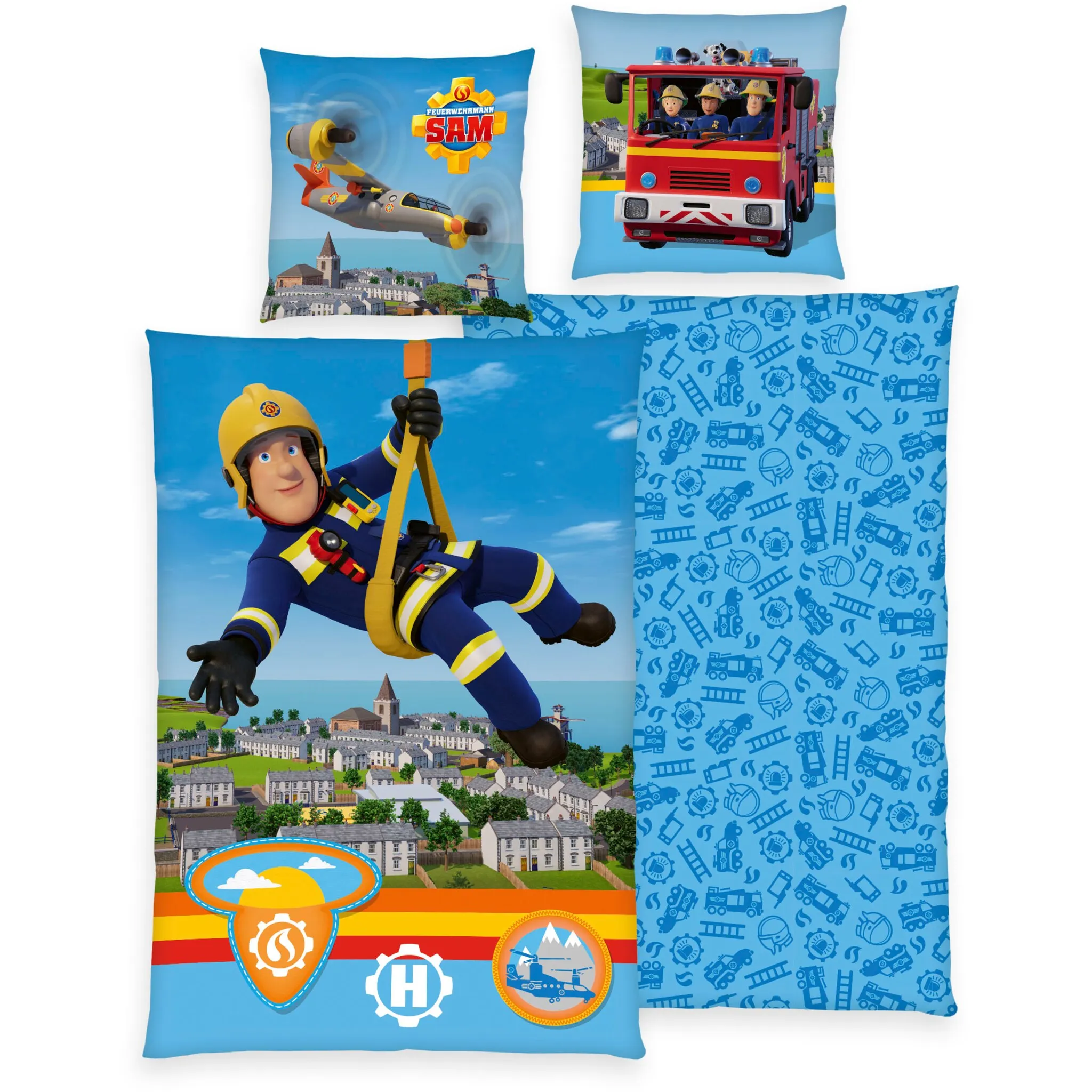 Постельное белье Fireman Sam «Пожарный Сэм» с прикольным мотивом Feuerwehrmann Sam, цвет bunt
Постельное белье Fireman Sam «Пожарный Сэм» с прикольным мотивом Feuerwehrmann Sam, цвет bunt