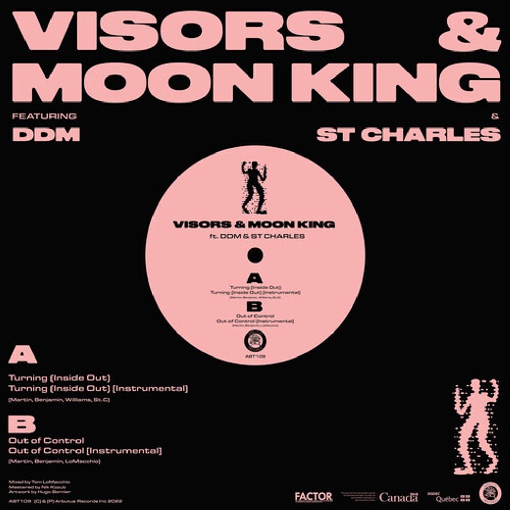 Виниловая пластинка LP Turning (Inside Out) / Out Of Control (12") - Visors, Moon King
Виниловая пластинка LP Turning (Inside Out) / Out Of Control (12") - Visors, Moon King