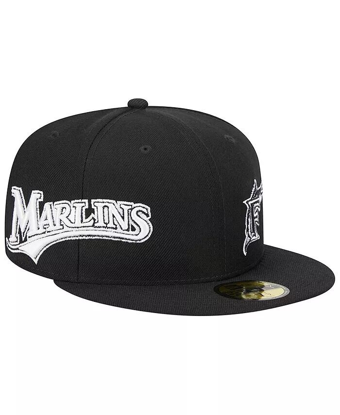 Мужской черный трикотаж Florida Marlins 59FIFTY приталенная шляпа New Era, черный
Мужской черный трикотаж Florida Marlins 59FIFTY приталенная шляпа New Era, черный