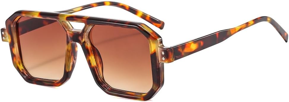 Солнцезащитные очки HYLLE в винтажном квадратном стиле 70-х годов, плоские, авиаторские, классические, ретро, стильные, с защитой от УФ-излучения UV400, для женщин и мужчин, N-leopard Frame & Tea Lens
Солнцезащитные очки HYLLE в винтажном квадратном стиле 70-х годов, плоские, авиаторские, классические, ретро, стильные, с защитой от УФ-излучения UV400, для женщин и мужчин, N-leopard Frame & Tea Lens