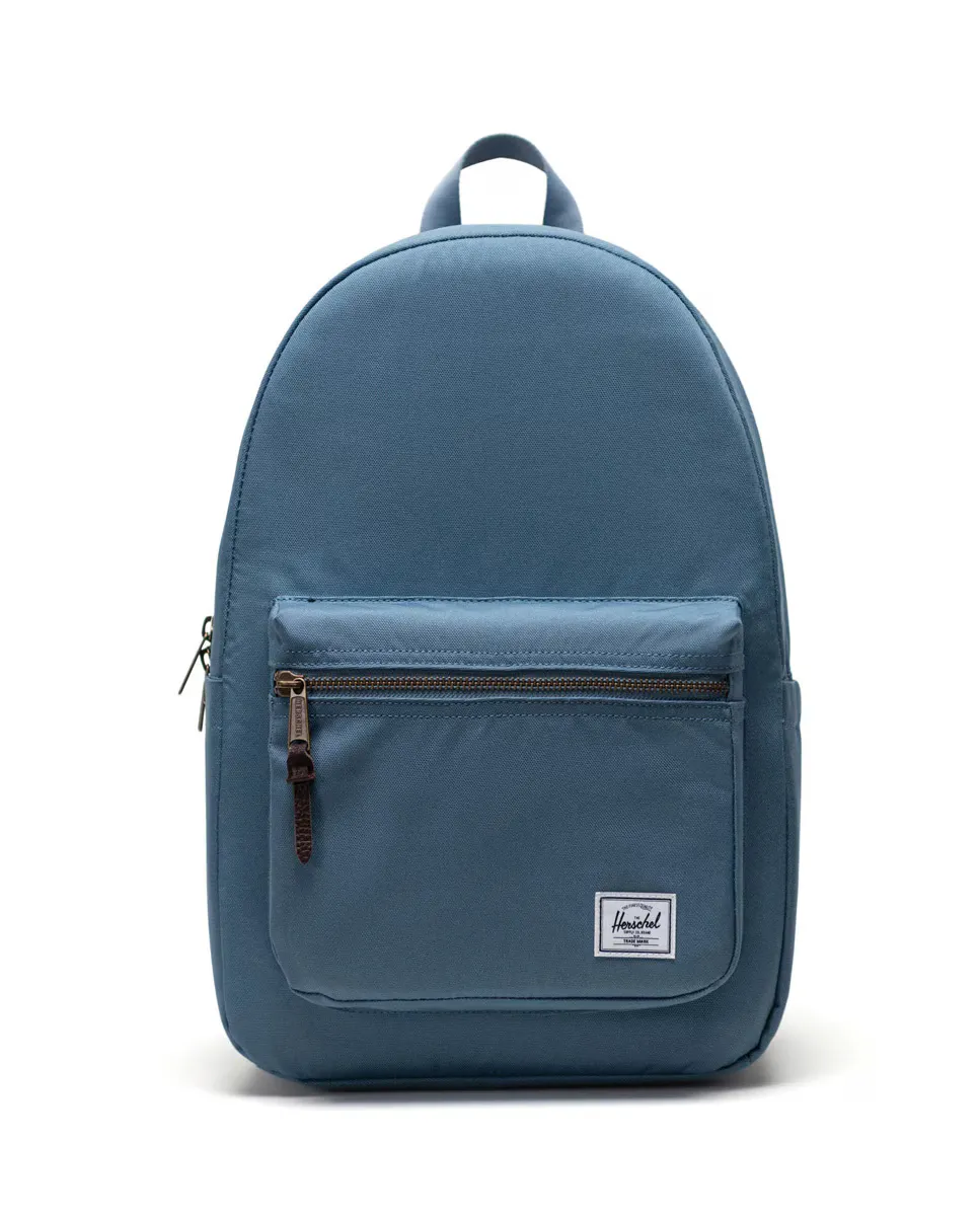 Синий рюкзак унисекс из переработанного материала объемом 22 л на молнии Herschel
Синий рюкзак унисекс из переработанного материала объемом 22 л на молнии Herschel
