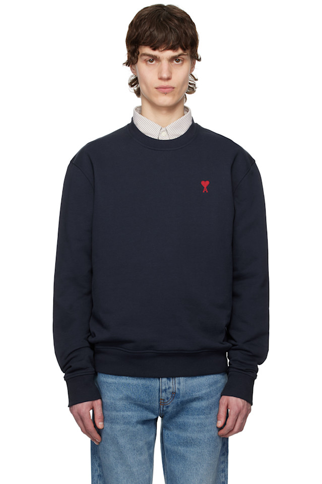 Хлопковый свитшот Ami de Coeur Ami Paris, синий
Хлопковый свитшот Ami de Coeur Ami Paris, синий