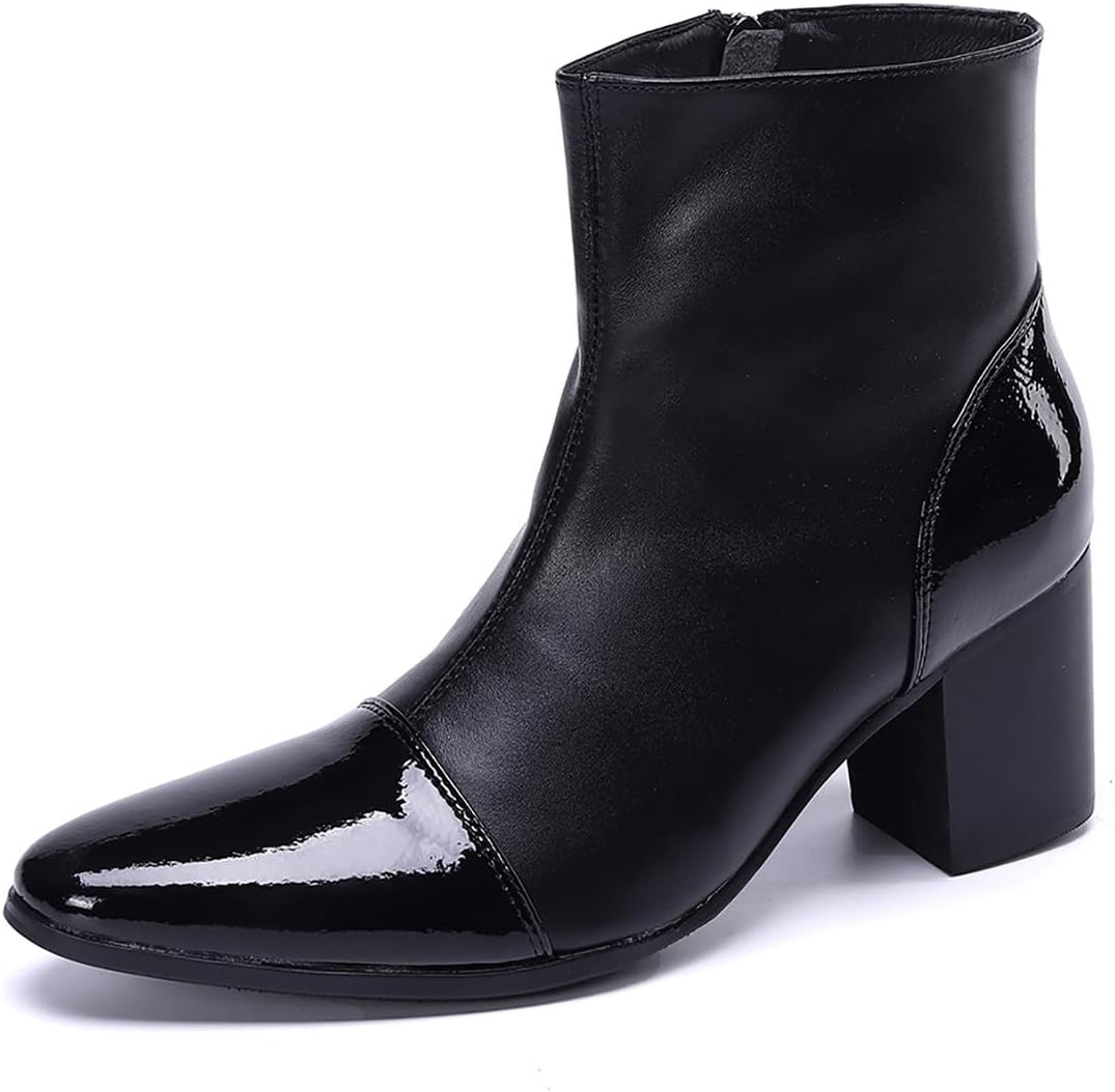 Мужские повседневные западные ботинки Chelsea Santimon Mens Casual Dress - двухцветные ковбойские сапоги из натуральной кожи средней высоты с молнией сбоку для выпускного, бального вечера, вечеринки, дискотеки и свадьбы, черный
Мужские повседневные западные ботинки Chelsea Santimon Mens Casual Dress - двухцветные ковбойские сапоги из натуральной кожи средней высоты с молнией сбоку для выпускного, бального вечера, вечеринки, дискотеки и свадьбы, черный