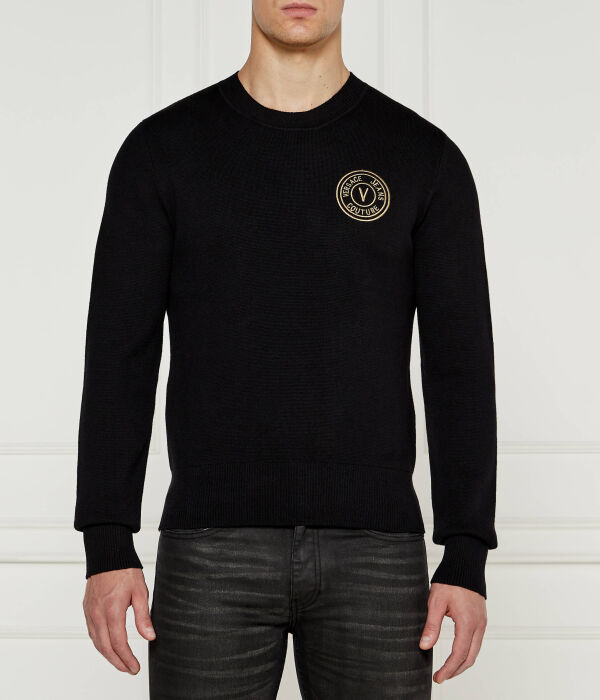 Свитер Regular fit Versace Jeans Couture, черный
Свитер Regular fit Versace Jeans Couture, черный