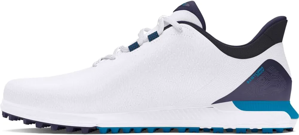 Мужские гольф-кроссовки Under Armour Drive Fade без шипов, белый/синий
Мужские гольф-кроссовки Under Armour Drive Fade без шипов, белый/синий