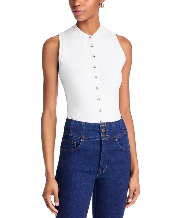 Беверли Футболка без рукавов Cinq à Sept, белый
Беверли Футболка без рукавов Cinq à Sept, белый