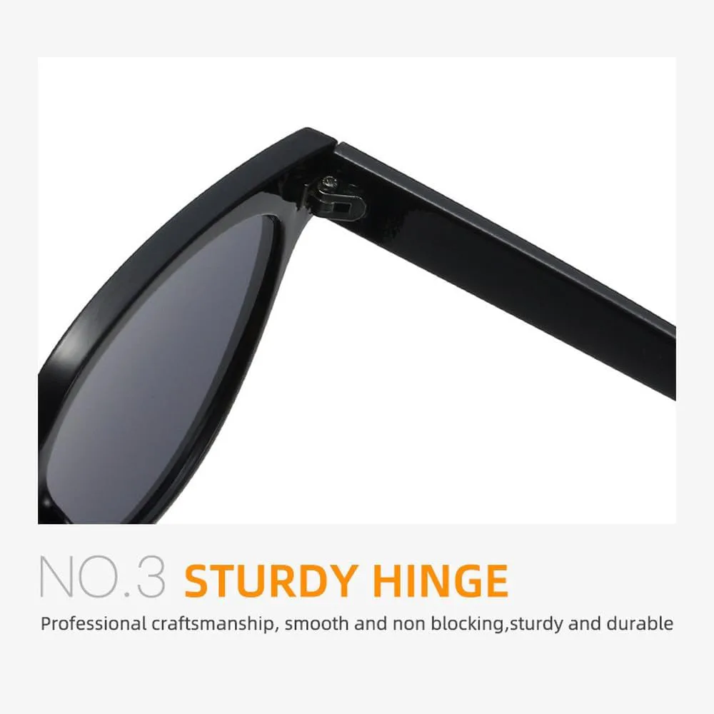 Солнцезащитные очки «кошачий глаз» с эффектом градиента, модные, с защитой от УФ-излучения UV400, ретро-стиль, чайные солнцезащитные очки WNCKSQ, Black Orange
Солнцезащитные очки «кошачий глаз» с эффектом градиента, модные, с защитой от УФ-излучения UV400, ретро-стиль, чайные солнцезащитные очки WNCKSQ, Black Orange