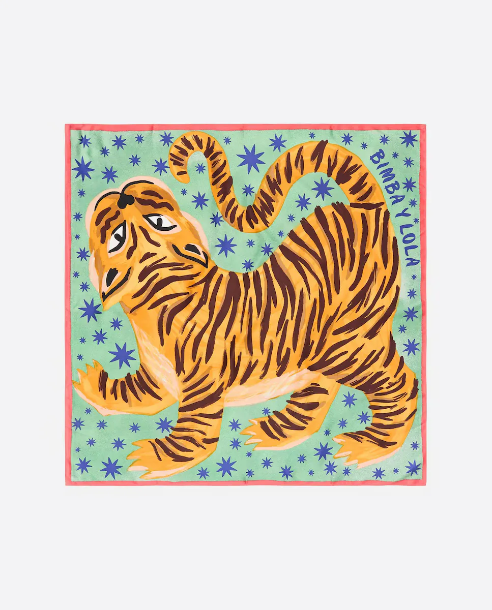 Женский шарф с принтом Bimba y Lola, коричневый
Женский шарф с принтом Bimba y Lola, коричневый