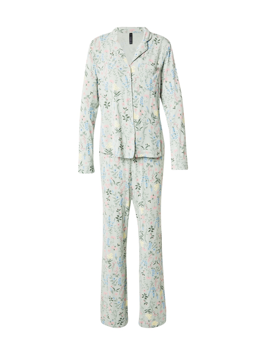 Пижама Hunkemöller, пастельно-зеленый/темно-зеленый
Пижама Hunkemöller, пастельно-зеленый/темно-зеленый