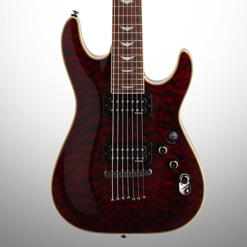Электрогитара Schecter Omen Extreme 7-String Electric Guitar, Black Cherry
Электрогитара Schecter Omen Extreme 7-String Electric Guitar, Black Cherry