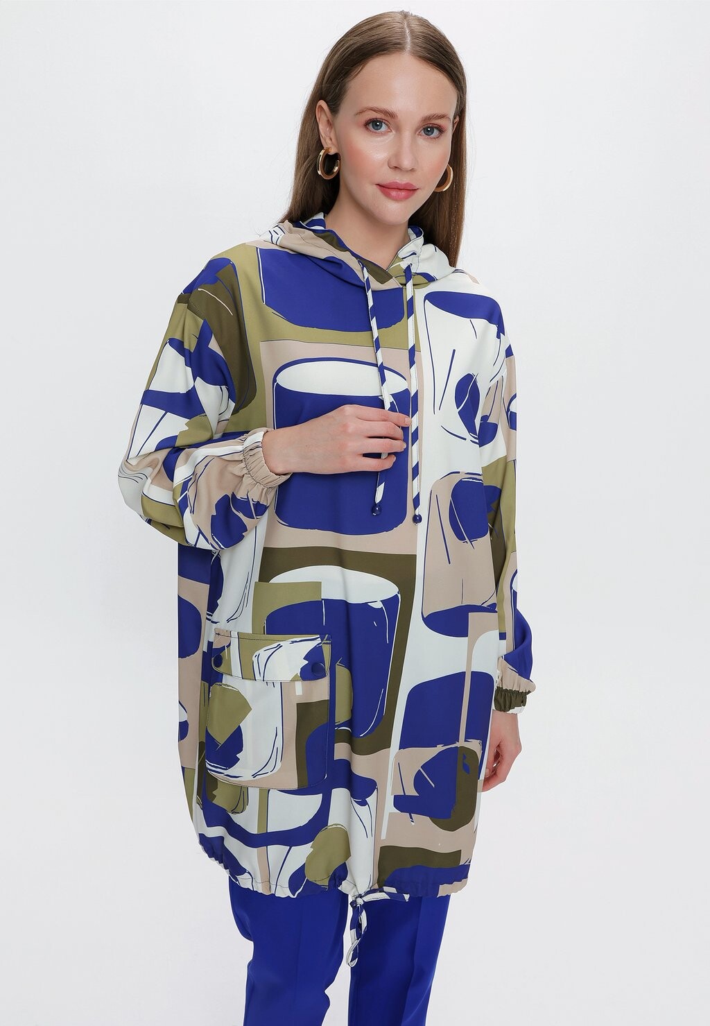 Туника MODEST WIDE SLEEVE DETAILED BIG POCKET CARDIGAN Armine, темно-синий
Туника MODEST WIDE SLEEVE DETAILED BIG POCKET CARDIGAN Armine, темно-синий