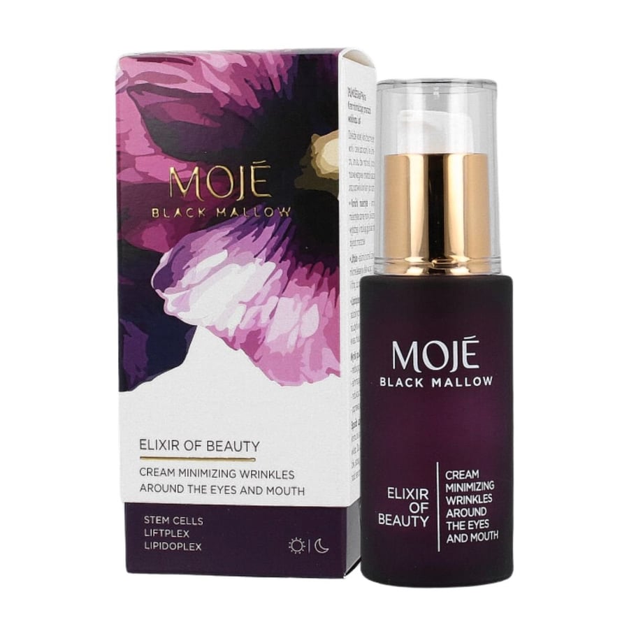 MOJÉ BLACK MALLOW Elixir of Beauty Cream, уменьшающий морщины, вокруг глаз и рта 30 мл - крем, уменьшающий морщины вокруг глаз и рта
MOJÉ BLACK MALLOW Elixir of Beauty Cream, уменьшающий морщины, вокруг глаз и рта 30 мл - крем, уменьшающий морщины вокруг глаз и рта