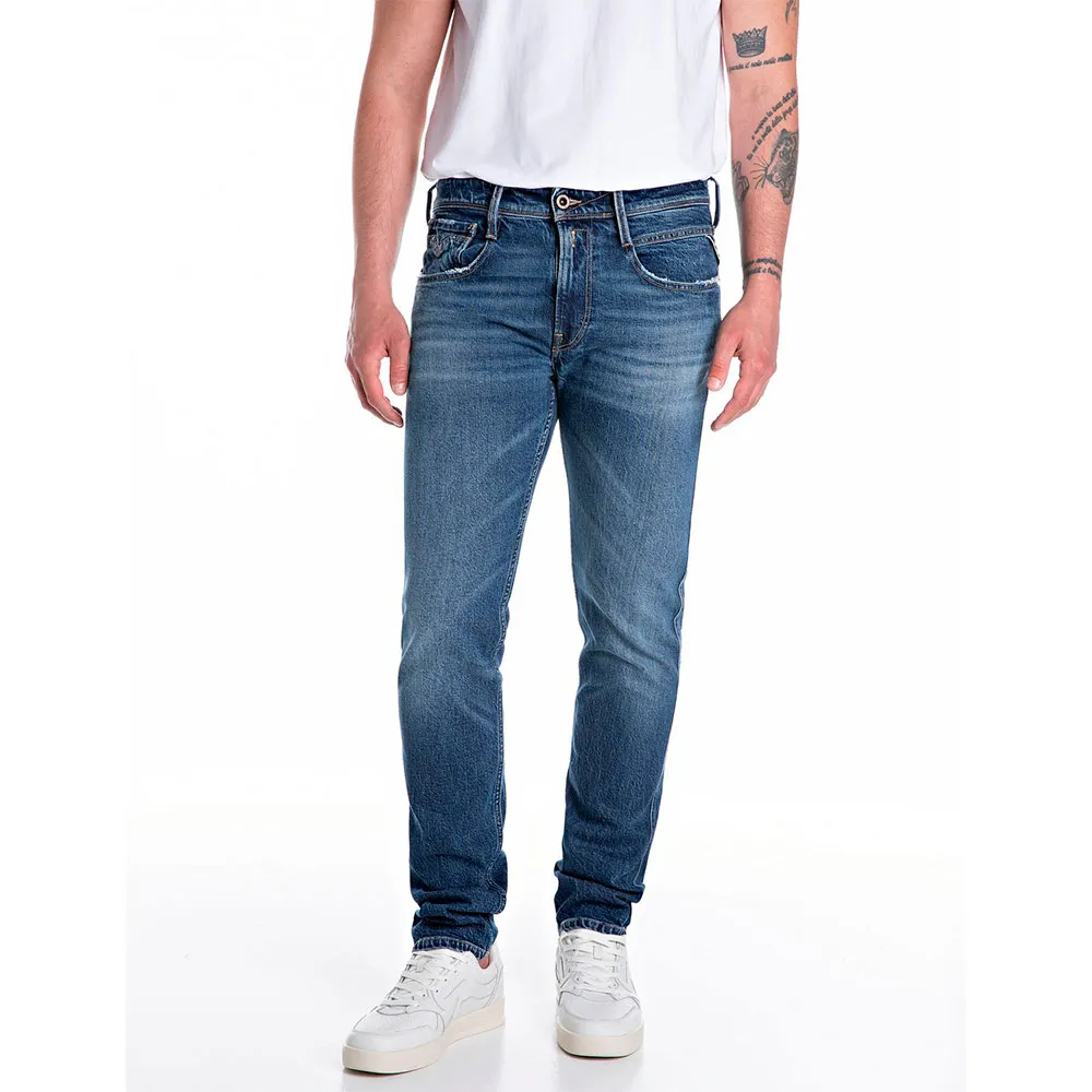 Джинсы Replay M914R.000.727810, синий 
Джинсы Replay M914R.000.727810, синий