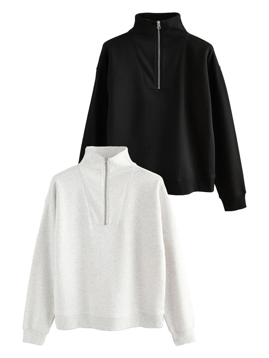 Толстовка The Set, черный/белый 
Толстовка The Set, черный/белый