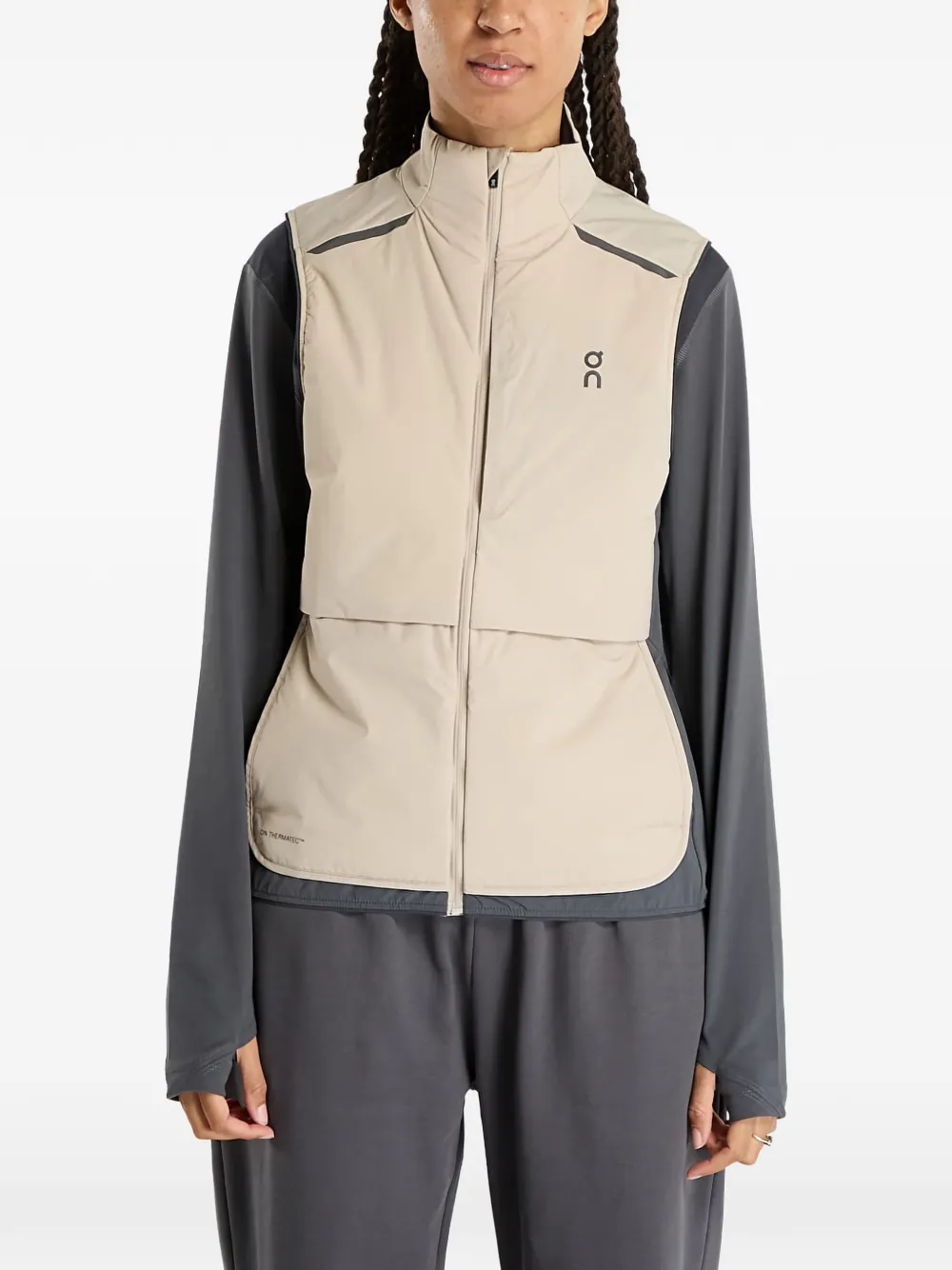 Жилет для ненастной погоды On Running, бежевый
Жилет для ненастной погоды On Running, бежевый
