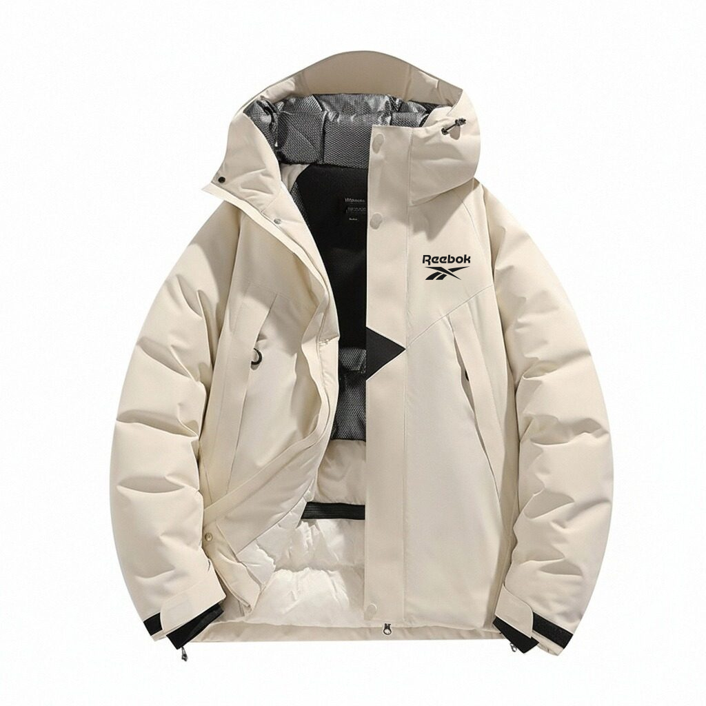 Пуховик Unisex с капюшоном утепленный Reebok, айвори белый
Пуховик Unisex с капюшоном утепленный Reebok, айвори белый