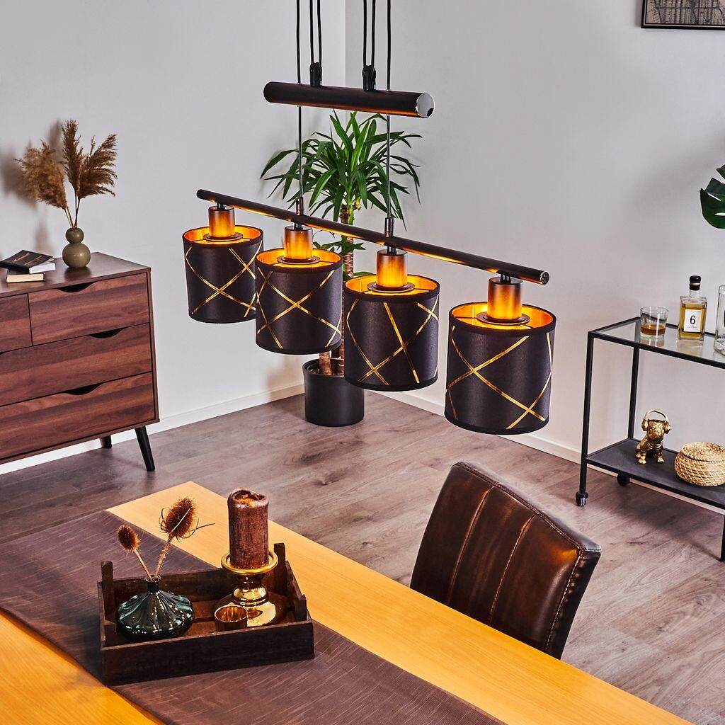 »Osimo« Потолочный светильник с 4 лампами из металла черного и медного цвета. hofstein
»Osimo« Потолочный светильник с 4 лампами из металла черного и медного цвета. hofstein