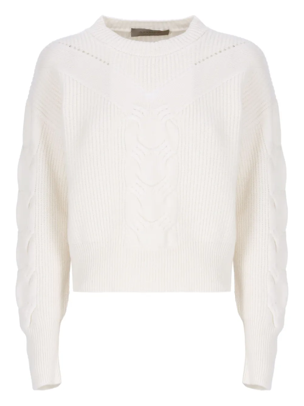 Джемпер с круглым вырезом D.Exterior, белый
Джемпер с круглым вырезом D.Exterior, белый