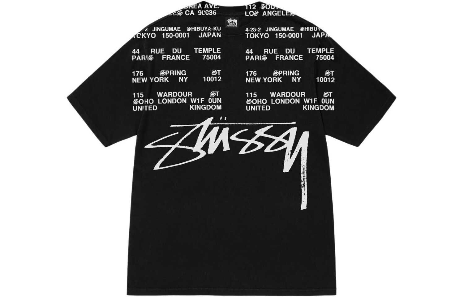 Футболка Stussy Locations Pigment Dyed, черный
Футболка Stussy Locations Pigment Dyed, черный