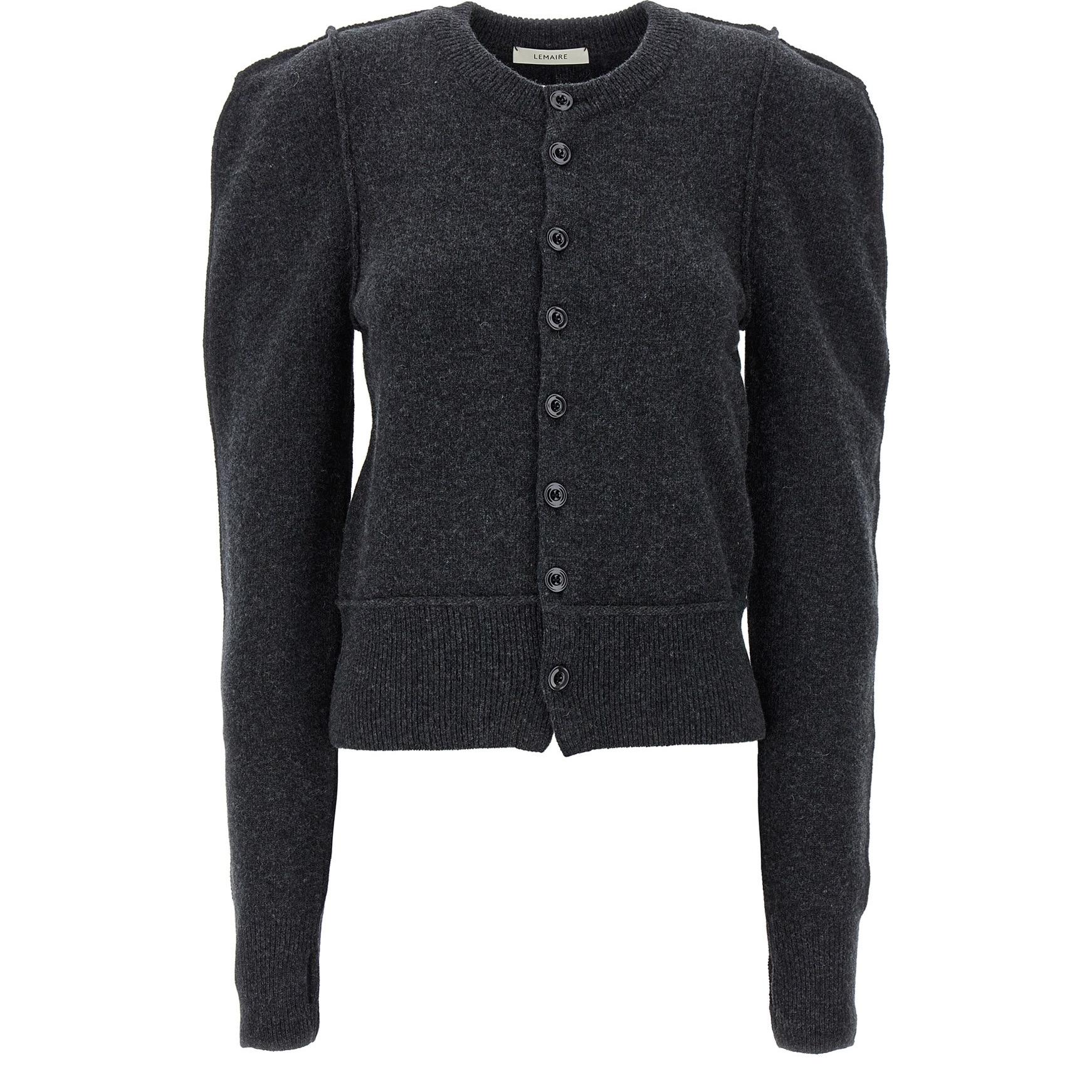 Кардиган вязаный с круглым вырезом Lemaire, серый
Кардиган вязаный с круглым вырезом Lemaire, серый