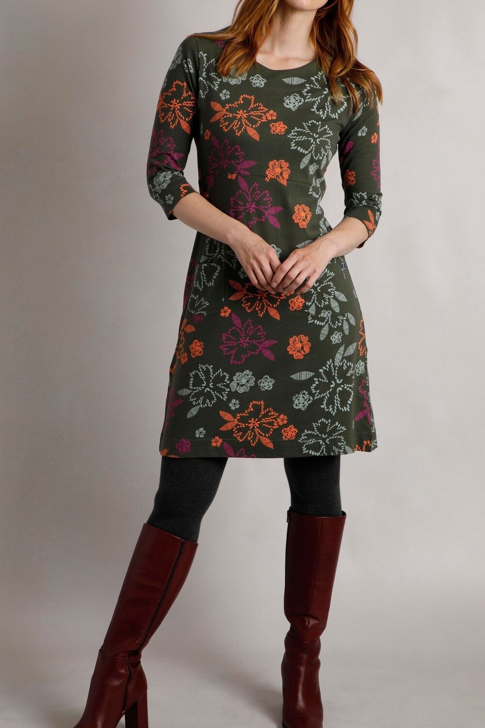 Платье Starshine из органического хлопкового джерси с принтом 100% Weird Fish, зеленый
Платье Starshine из органического хлопкового джерси с принтом 100% Weird Fish, зеленый