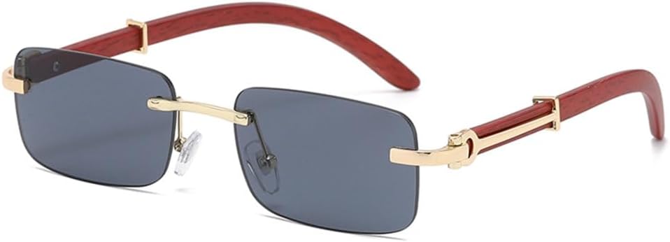 Модные прямоугольные солнцезащитные очки без оправы для женщин, винтажные очки в роскошной ретро-оправе из дерева с градиентным покрытием, солнцезащитные очки UV400 LVTFCO, Black
Модные прямоугольные солнцезащитные очки без оправы для женщин, винтажные очки в роскошной ретро-оправе из дерева с градиентным покрытием, солнцезащитные очки UV400 LVTFCO, Black