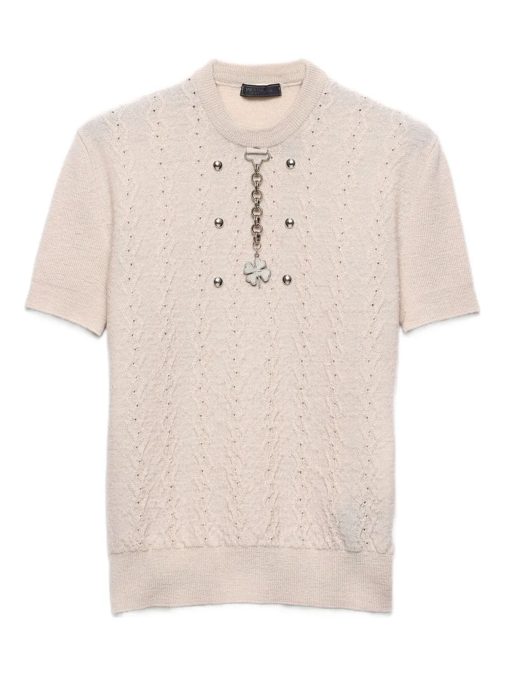 Шерстяной свитер с круглым вырезом Prada
Шерстяной свитер с круглым вырезом Prada