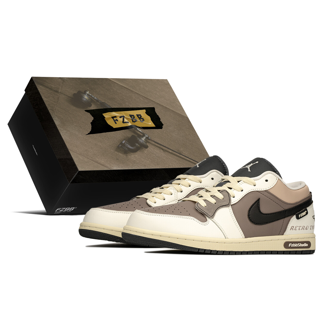 Кроссовки Air Jordan 1 Vintage Basketball Shoes Women's Low-top Black/beige, бежевый/черный
Кроссовки Air Jordan 1 Vintage Basketball Shoes Women's Low-top Black/beige, бежевый/черный