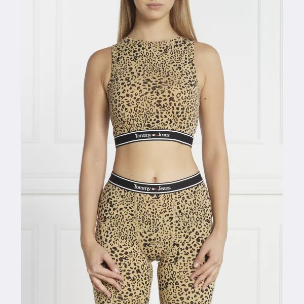 Укороченный топ Tommy Hilfiger, коричневый
Укороченный топ Tommy Hilfiger, коричневый