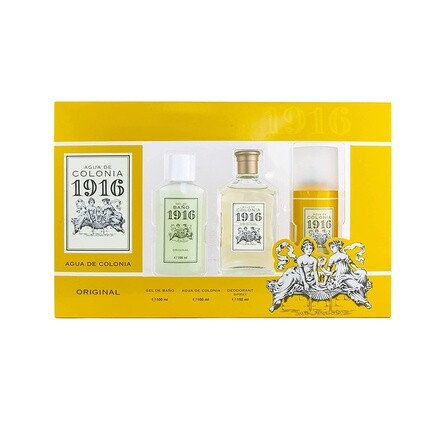 1916 Original Cologne 100 мл с дезодорантом и гелем COFRE для мужчин, черный Sconosciuto
1916 Original Cologne 100 мл с дезодорантом и гелем COFRE для мужчин, черный Sconosciuto
