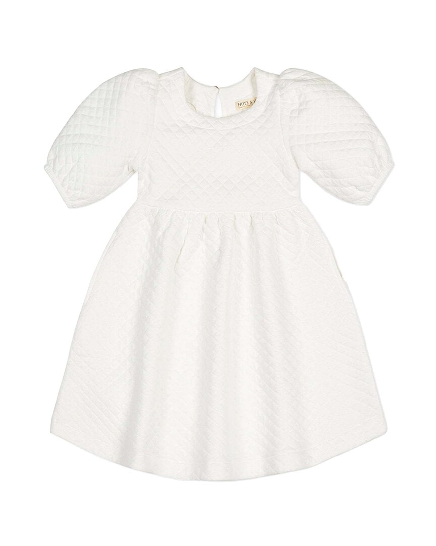 Хоуп & Генри Платье с буфами и стежкой HOPE & HENRY, белый
Хоуп & Генри Платье с буфами и стежкой HOPE & HENRY, белый