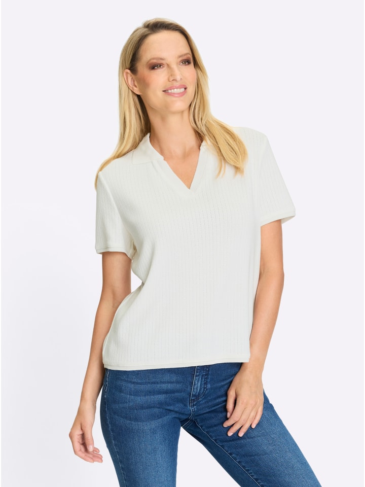 Рубашка поло цвета экрю Heine
Рубашка поло цвета экрю Heine