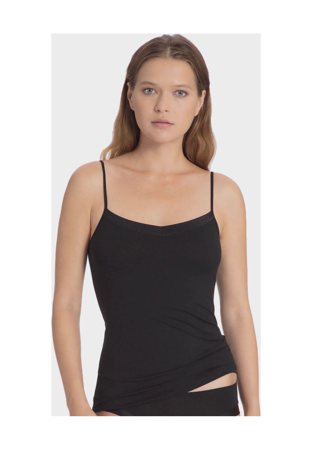 Женская майка Cate на тонких бретельках CALIDA, черный
Женская майка Cate на тонких бретельках CALIDA, черный