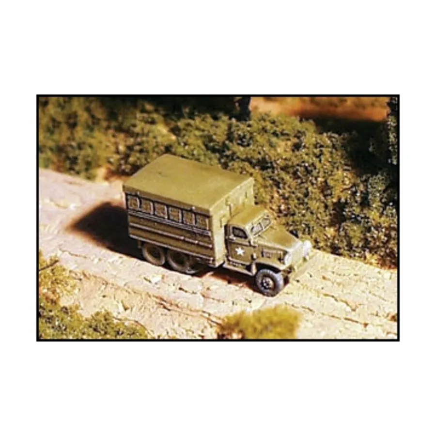 Мастерская GMC 2-1/2 тонны, WWII Micro Armour - United States - Softskins and Amphibians (1:285)
Мастерская GMC 2-1/2 тонны, WWII Micro Armour - United States - Softskins and Amphibians (1:285)