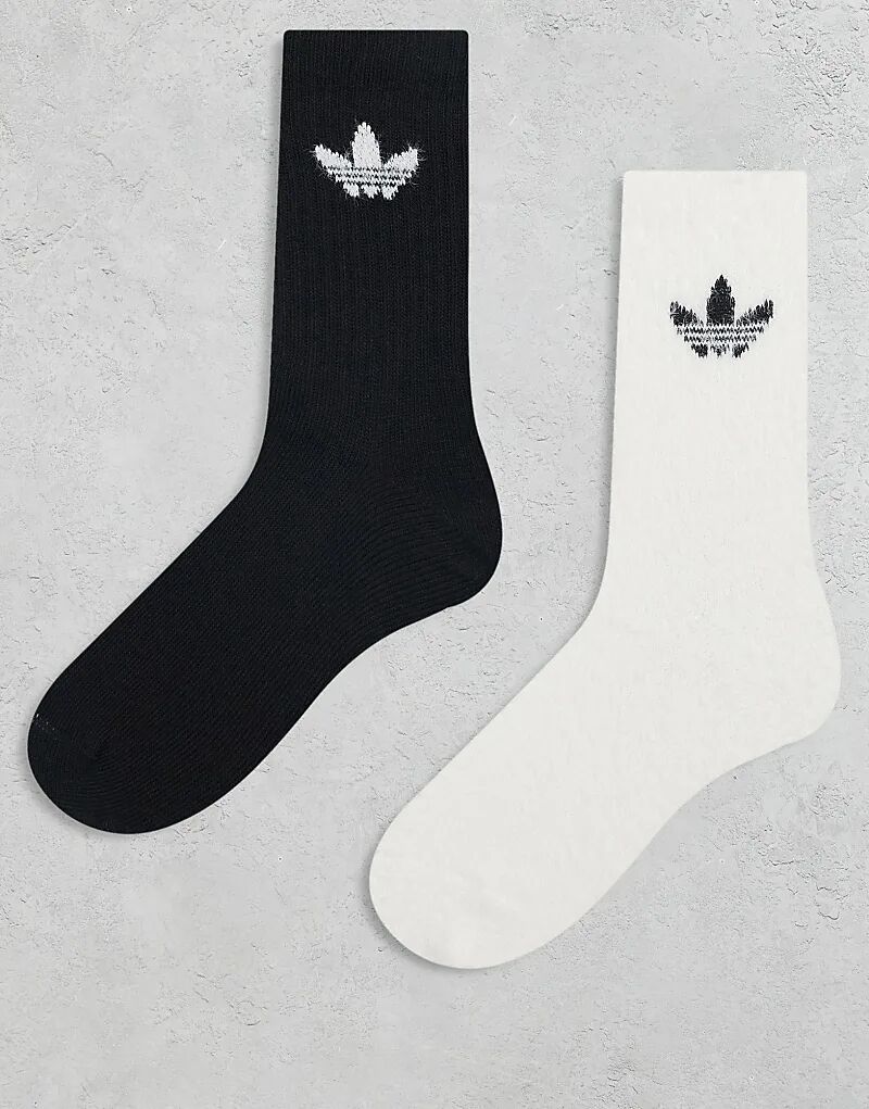 2 пары пушистых носков Adidas Originals Trefoil черного и белого цветов
2 пары пушистых носков Adidas Originals Trefoil черного и белого цветов
