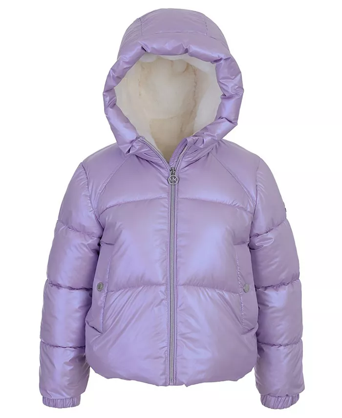 Куртка-пуховик с капюшоном для малышей и маленьких девочек Michael Kors, фиолетовый
Куртка-пуховик с капюшоном для малышей и маленьких девочек Michael Kors, фиолетовый